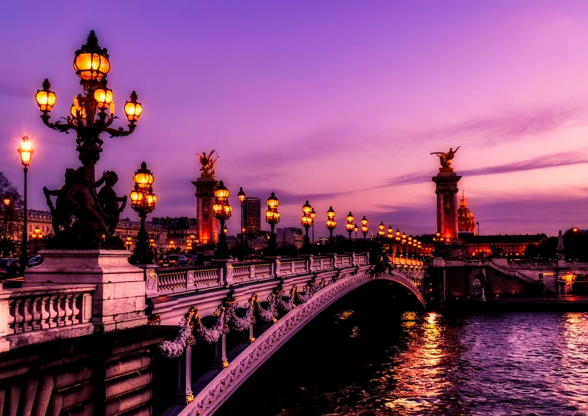 Paris By Night Pont de L’Alma